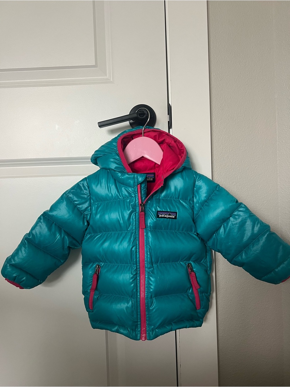 Patagonia Infant Girls Down Puffer Jacket Wise 6-12 M